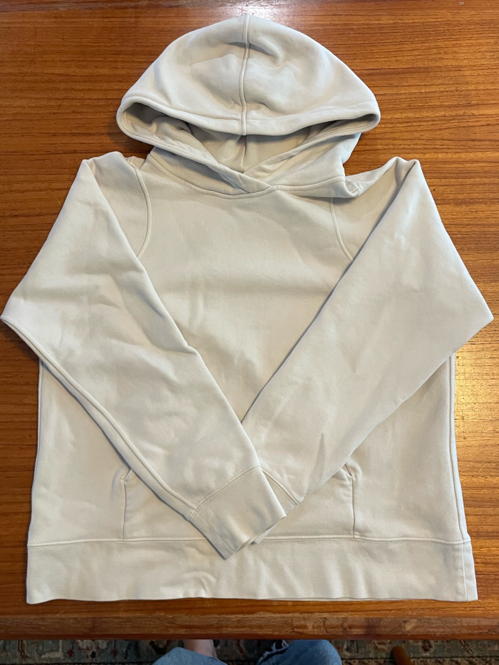 Cream Lululemon Pullover Hoodie